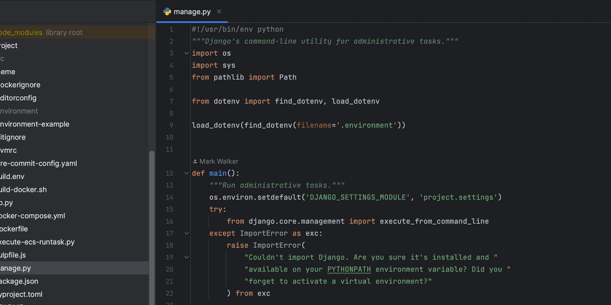 Django Simple Settings | Mark Walker, python developer